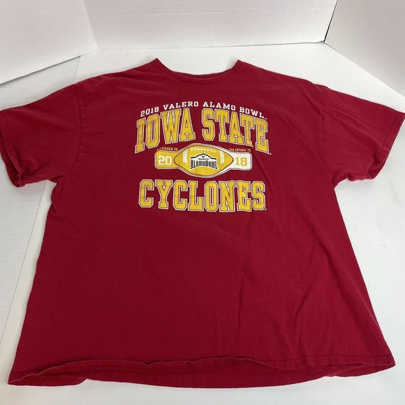 Iowa State Cyclones 2018 Alamo Bowl, 2XL, Red, Short Sleeve Graphic Shirt - Picture 4 of 7